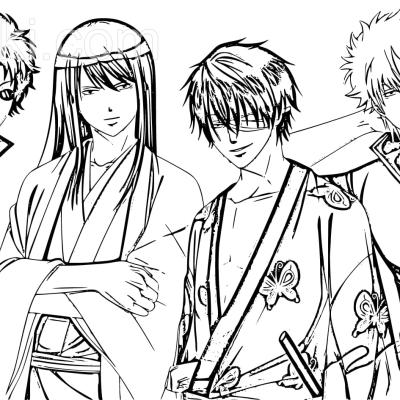 Ourcoloringpage Gintama12