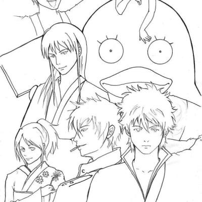 Ourcoloringpage Gintama19