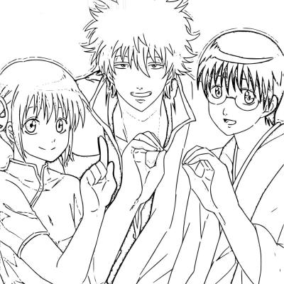 Ourcoloringpage Gintama7