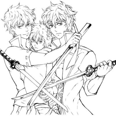 Ourcoloringpage Gintama9