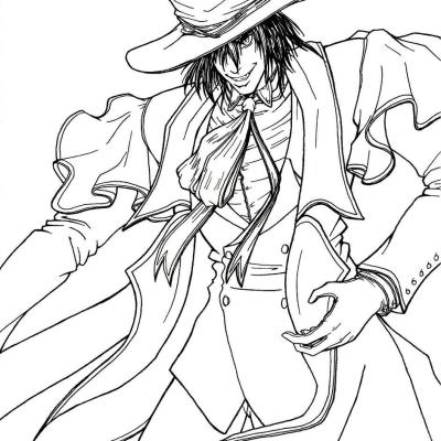 Ourcoloringpage Hellsing Ultimate4
