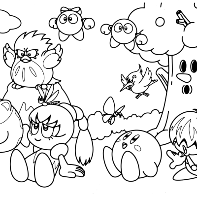Ourcoloringpage Hoshi No Kirby 26