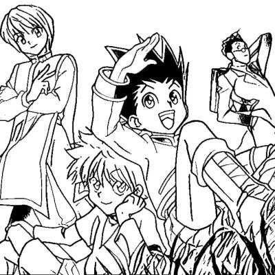 Ourcoloringpage Hunter X Hunter15