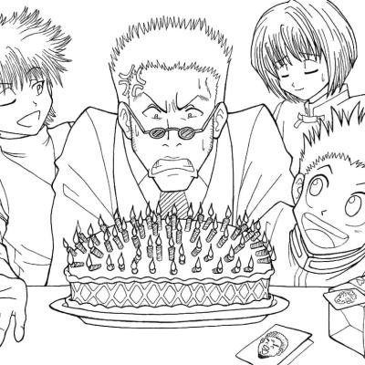 Ourcoloringpage Hunter X Hunter1