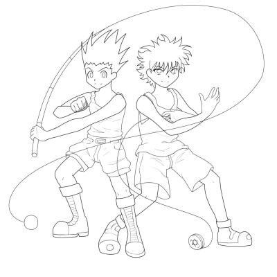 Ourcoloringpage Hunter X Hunter20