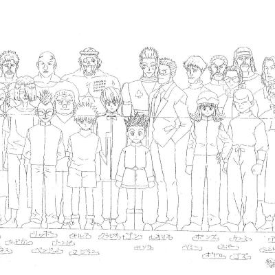Ourcoloringpage Hunter X Hunter22
