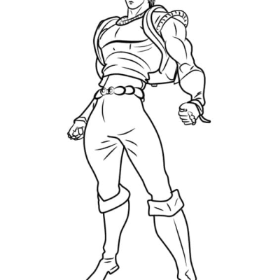 Ourcoloringpage Jojo Bizarr1