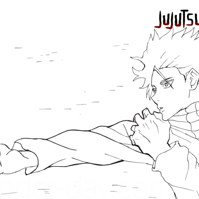 Ourcoloringpage Jujutsu Kaisen 10