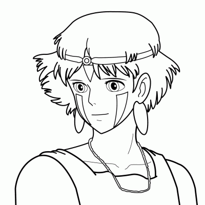 Ourcoloringpage Mononoke5