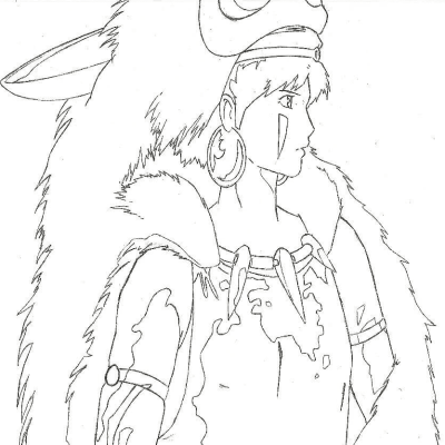 Ourcoloringpage Mononoke7