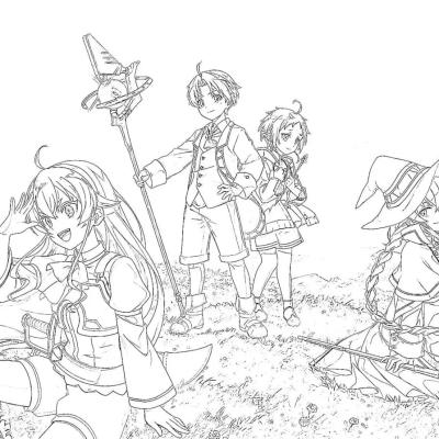 Ourcoloringpage Mushoku Tensei 3