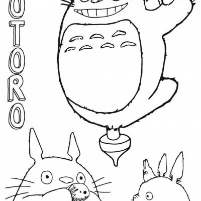 Ourcoloringpage My Neighbor Totoro 11