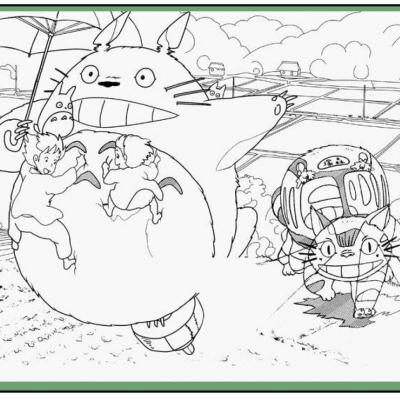 Ourcoloringpage My Neighbor Totoro 15