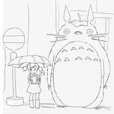 Ourcoloringpage My Neighbor Totoro 4