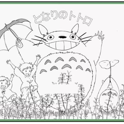 Ourcoloringpage My Neighbor Totoro 5