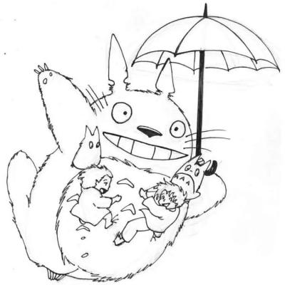 Ourcoloringpage My Neighbor Totoro 6