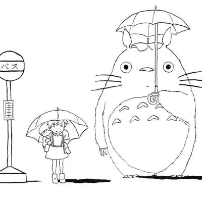 Ourcoloringpage My Neighbor Totoro 7