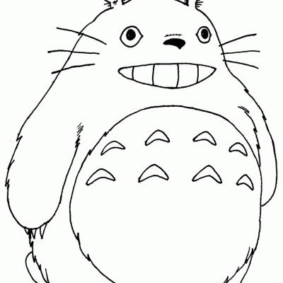 Ourcoloringpage My Neighbor Totoro 8