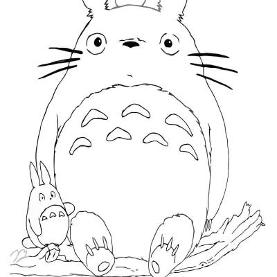 Ourcoloringpage My Neighbor Totoro 9