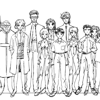 Ourcoloringpage Neon Genesis Evangelion17