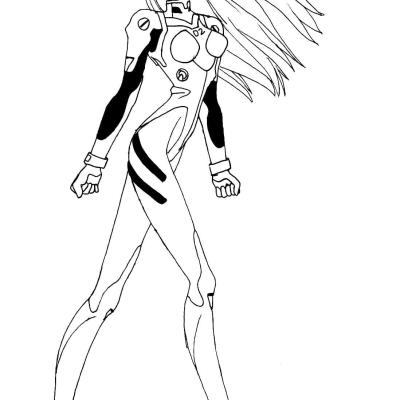 Ourcoloringpage Neon Genesis Evangelion18