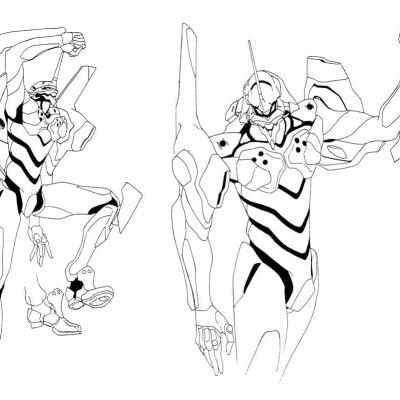 Ourcoloringpage Neon Genesis Evangelion19
