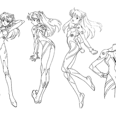 Ourcoloringpage Neon Genesis Evangelion9