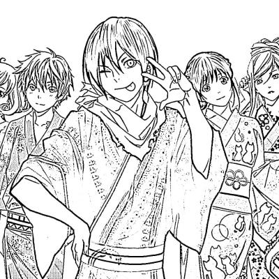 Ourcoloringpage Noragami 10