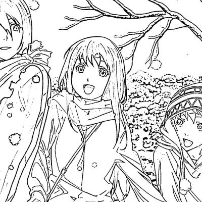 Ourcoloringpage Noragami 11