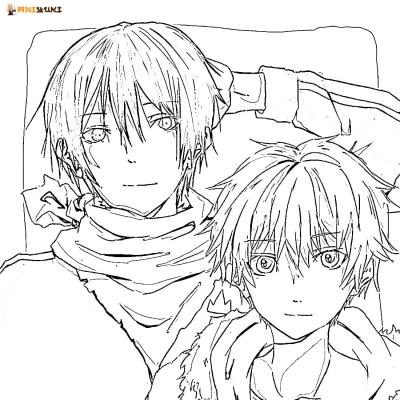 Ourcoloringpage Noragami 13