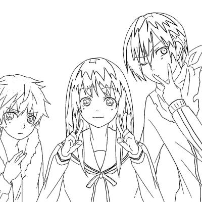 Ourcoloringpage Noragami 14