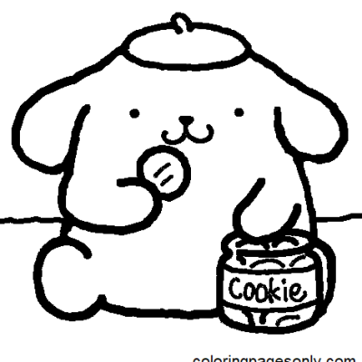 Ourcoloringpage Pompompurin4