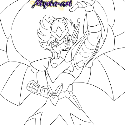 Ourcoloringpage Saint Seiya 15