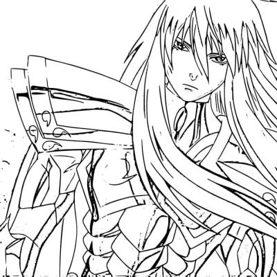 Ourcoloringpage Saint Seiya 1