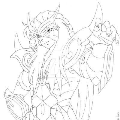 Ourcoloringpage Saint Seiya 4