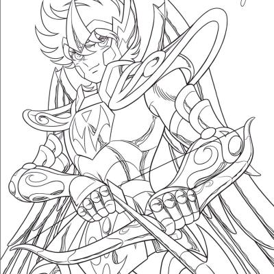 Ourcoloringpage Saint Seiya 5