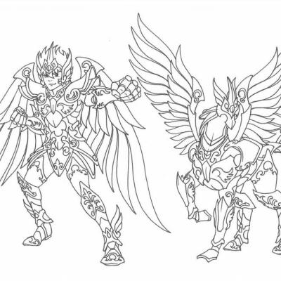 Ourcoloringpage Saint Seiya 6