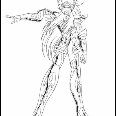 Ourcoloringpage Saint Seiya 7