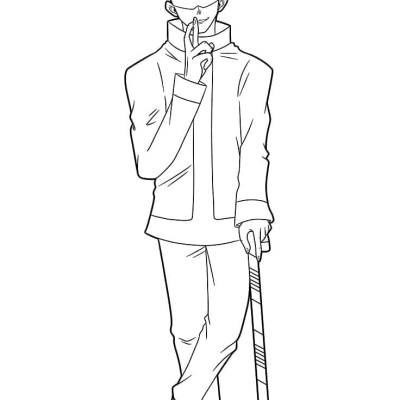Ourcoloringpage Satoru Gojo13