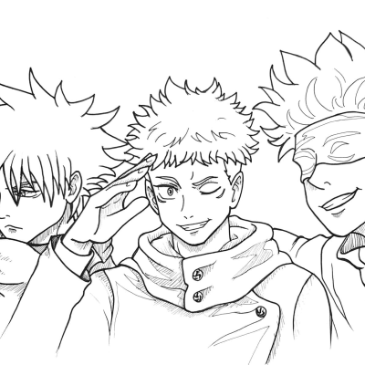 Ourcoloringpage Satoru Gojo5