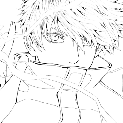 Ourcoloringpage Satoru Gojo6