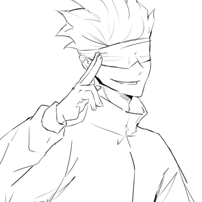 Ourcoloringpage Satoru Gojo9