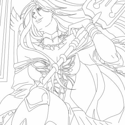 Ourcoloringpage Shenhe Genshin Impact 26