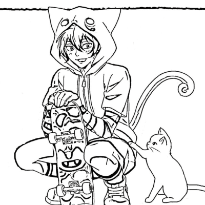 Ourcoloringpage Sk8 The Infinity 16