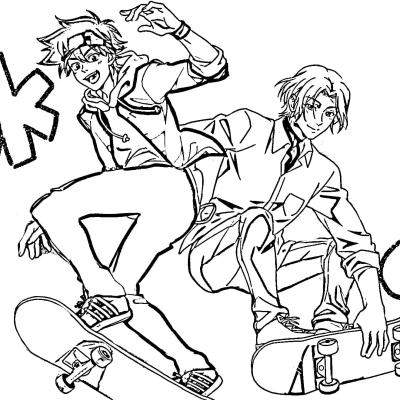 Ourcoloringpage Sk8 The Infinity 18