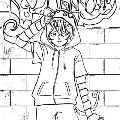 Ourcoloringpage Sk8 The Infinity 4