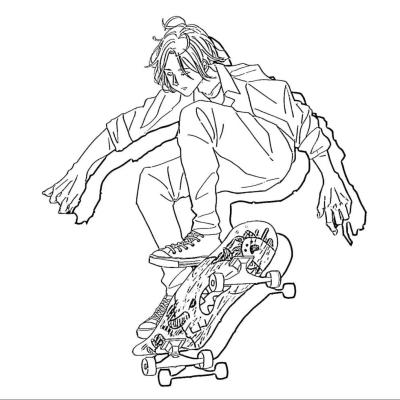 Ourcoloringpage Sk8 The Infinity 5