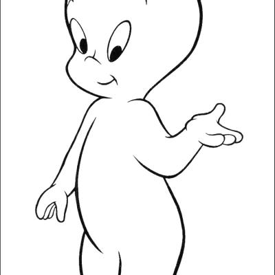 Casper Coloring Pages - Join the Friendly Ghost on Coloring Adventures!
