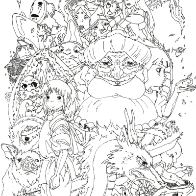 Ourcoloringpage Spirited Away 12