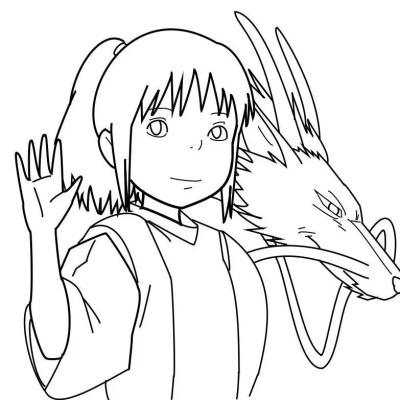 Ourcoloringpage Spirited Away 3